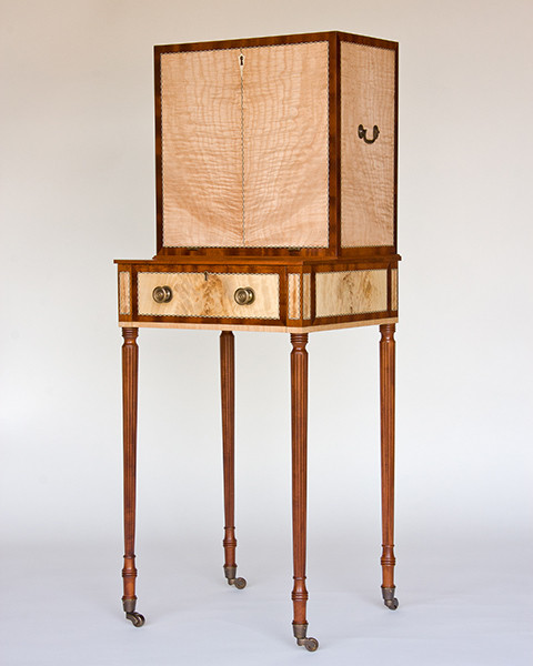 Portable Ladies Writing Desk in the style of Sheraton