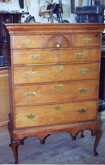 Queen Anne Chest on Frame